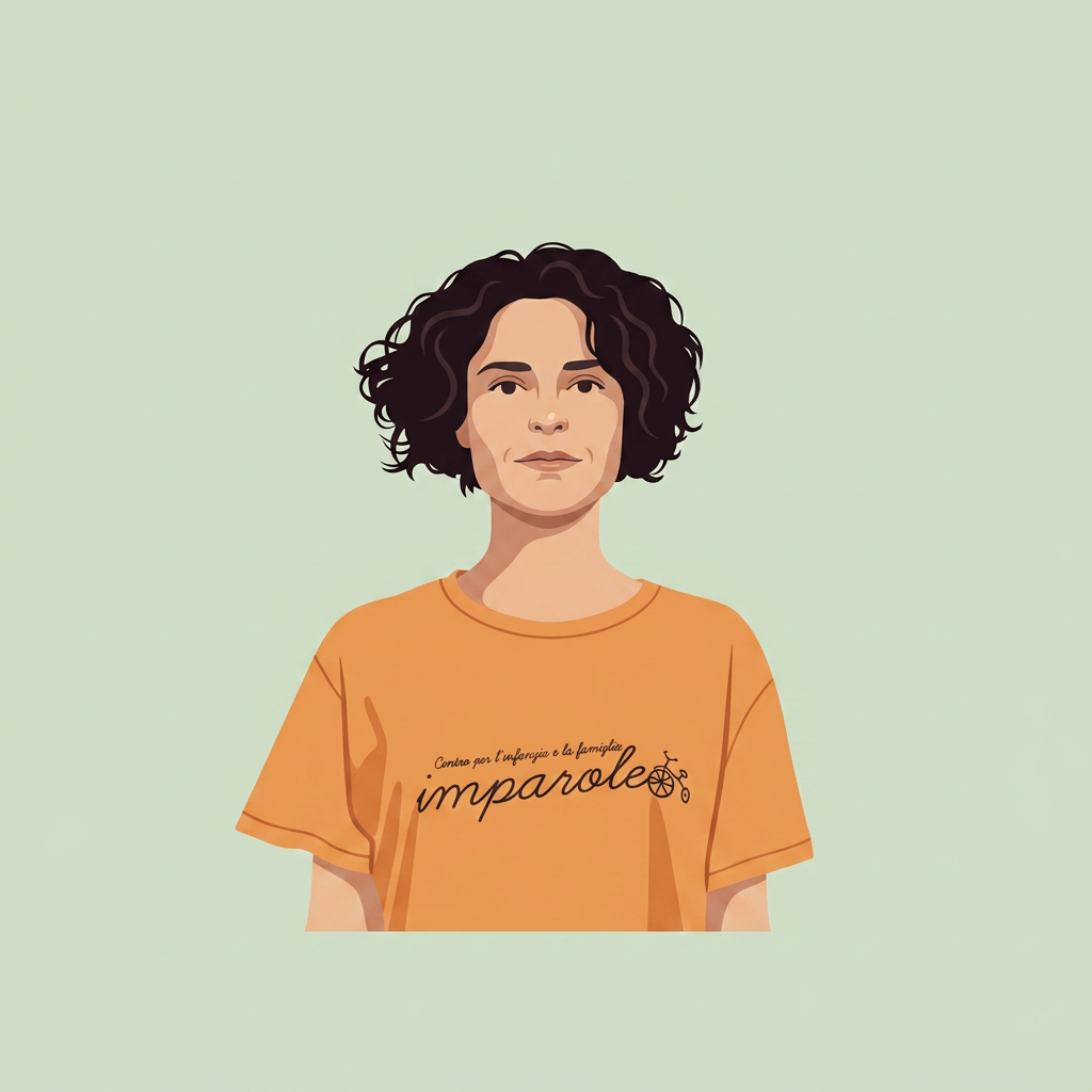 Ritratto illustrato di Carolina Robles