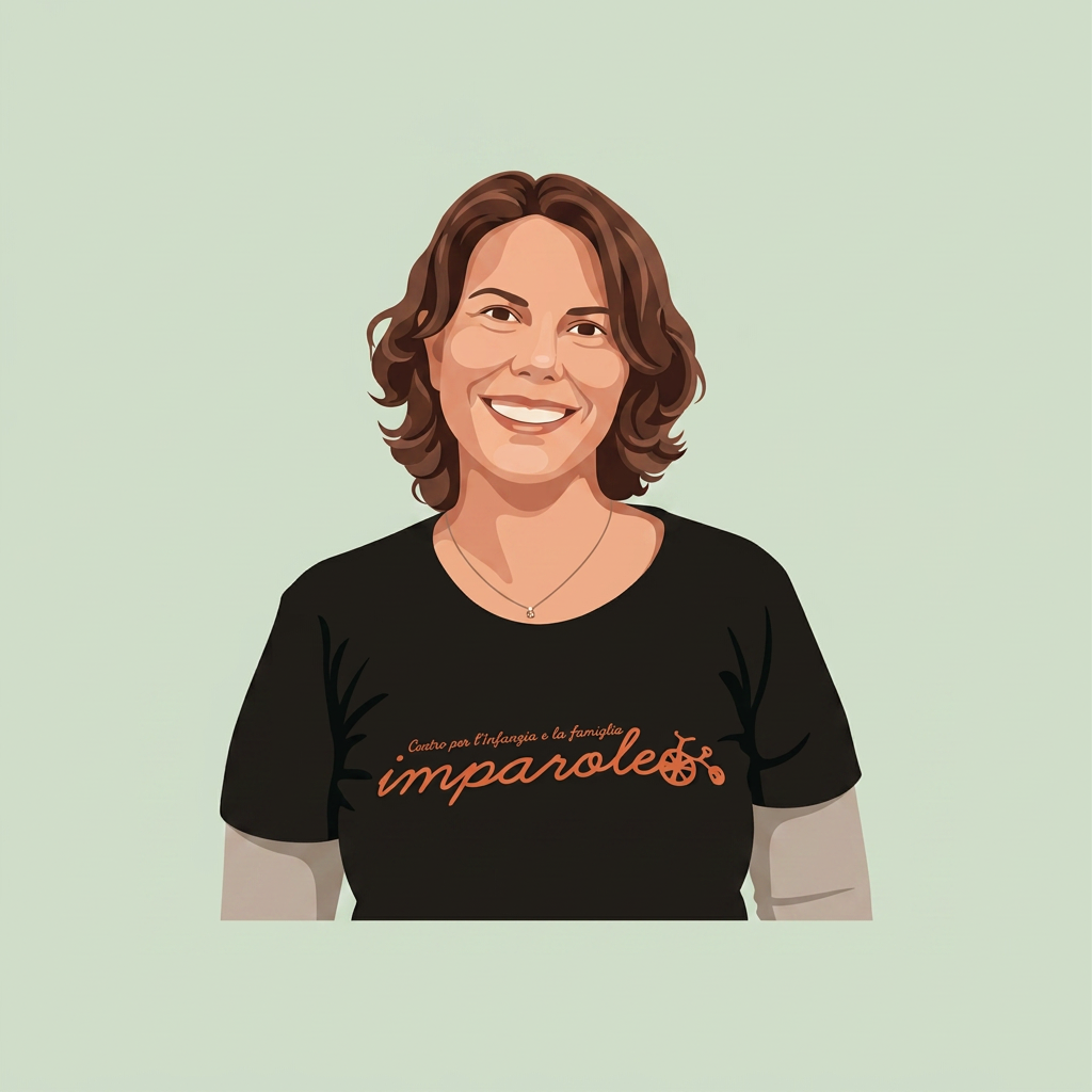 Ritratto illustrato di Chiara Bellantoni