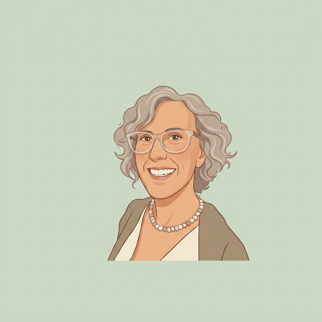 Ritratto illustrato di Daniela Ballabio
