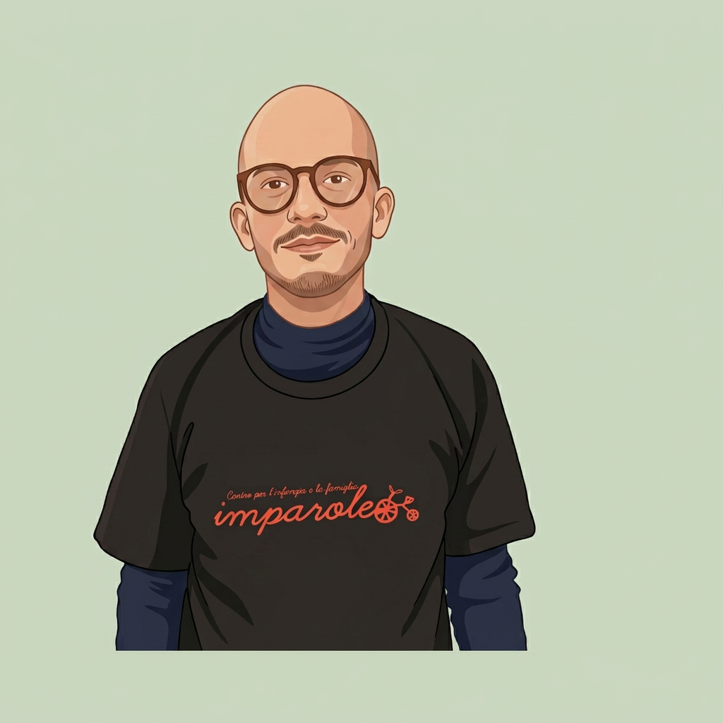Ritratto illustrato di Fabio Rocci