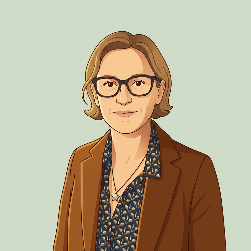 Ritratto illustrato di Francesca Bermond