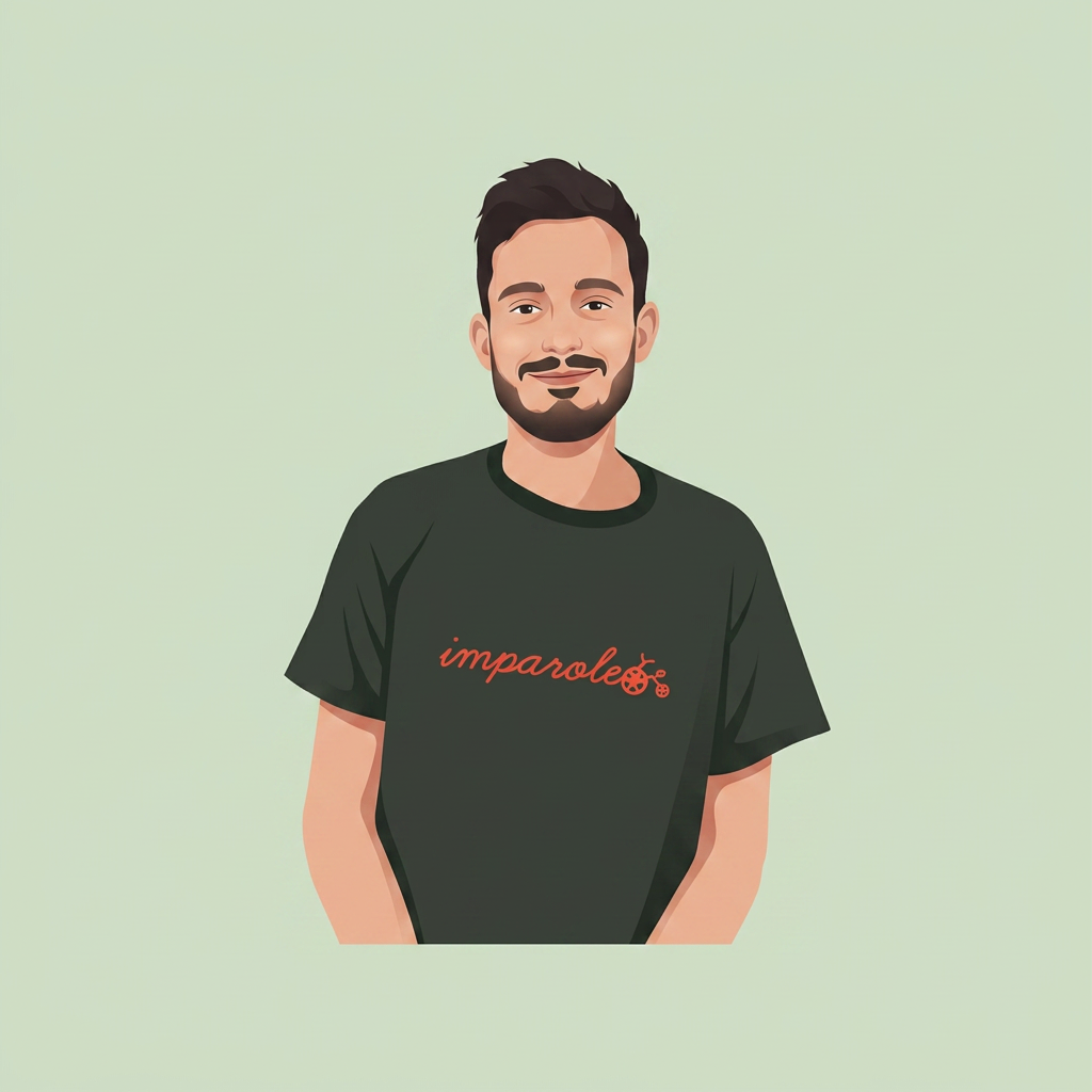 Ritratto illustrato di Lorenzo Cappelletto