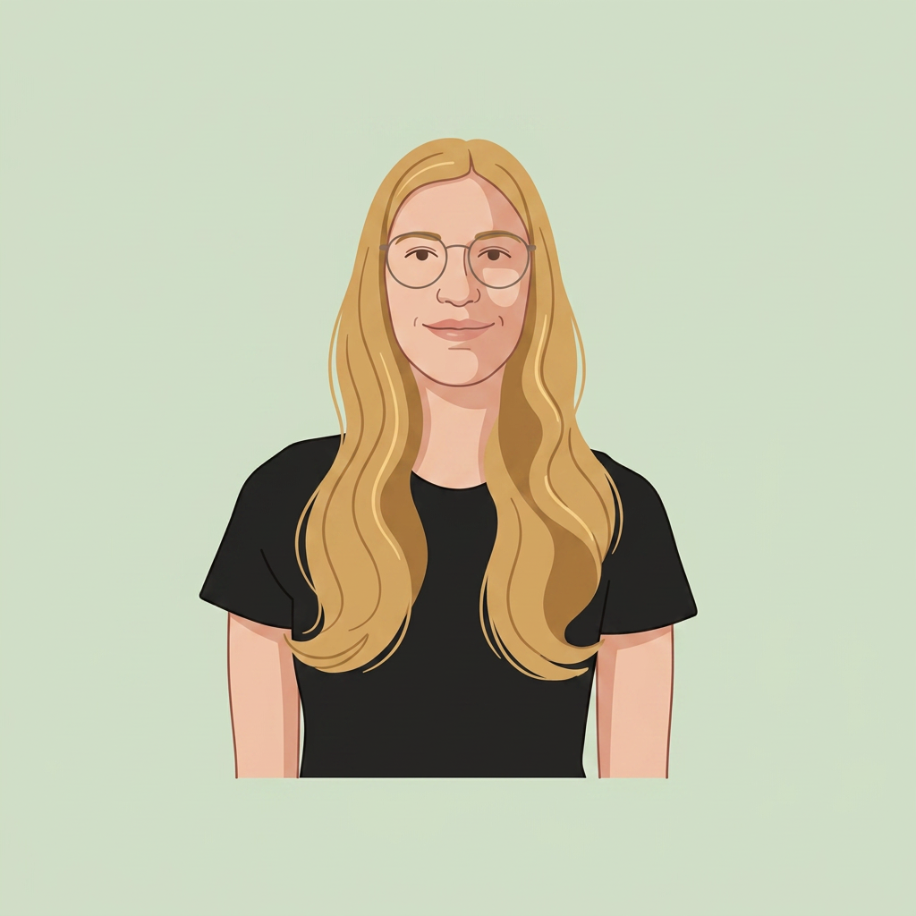 Ritratto illustrato di Ludovica Meazzi