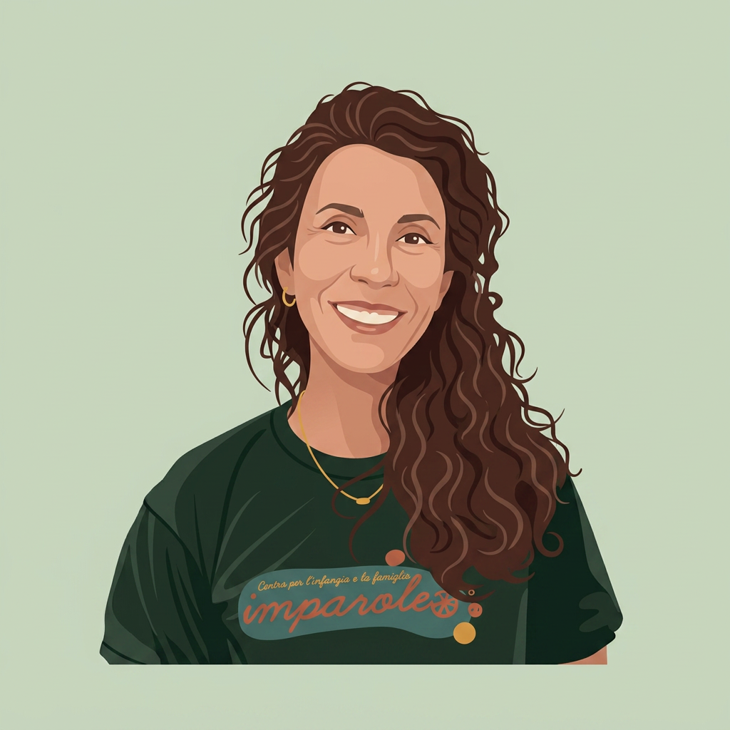 Ritratto illustrato di Manuela Bona