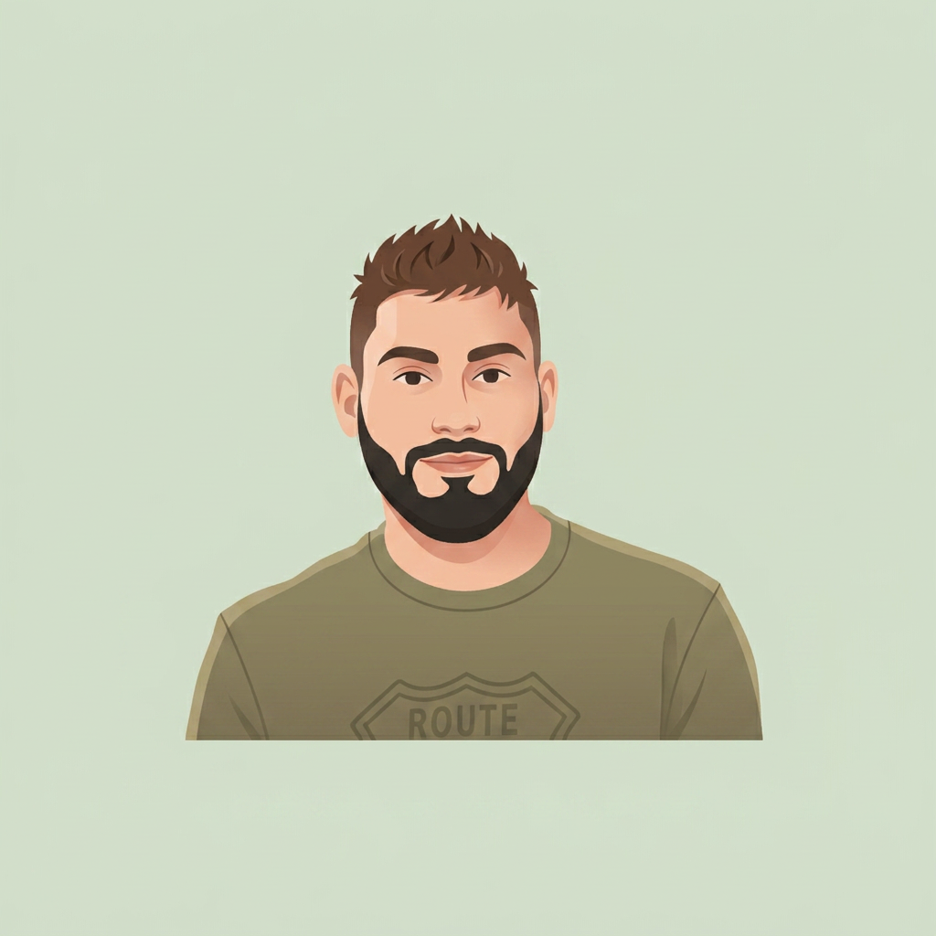 Ritratto illustrato di Riccardo Gulì