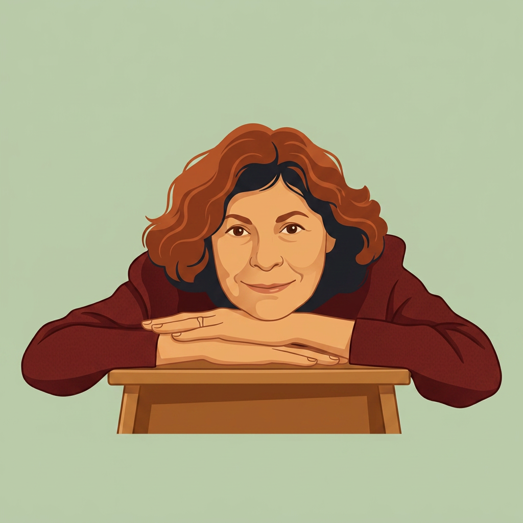 Ritratto illustrato di Shoshana Levin Fox