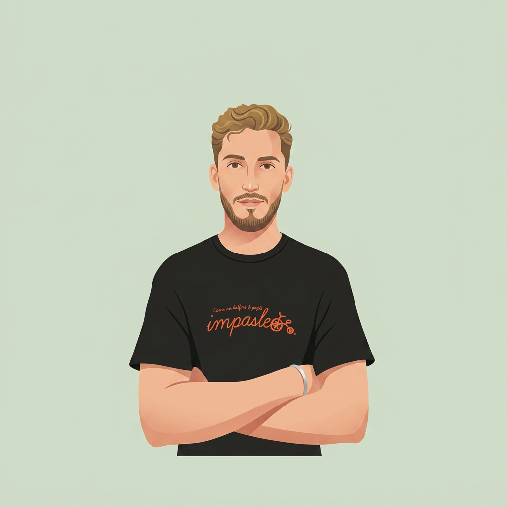 Ritratto illustrato di Simone Ciavattini